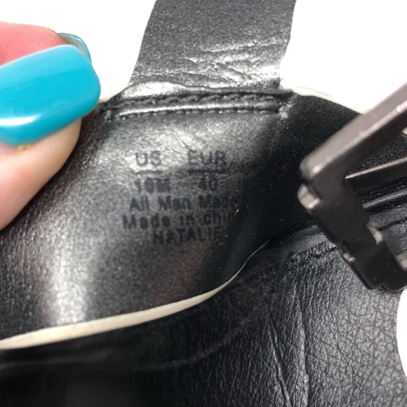 Sam Edelman Circus Natalie Black White Block Heels - Picture 7 of 8